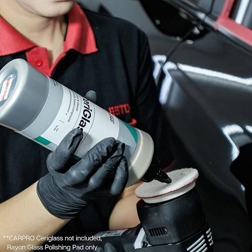 CARPRO Glass pad 130mm | Phớt nỉ đánh bóng kính, tẩy cặn canxi 2 CARPRO Glass pad 130mm | Phớt nỉ đánh bóng kính, tẩy cặn canxi - Ảnh 2
