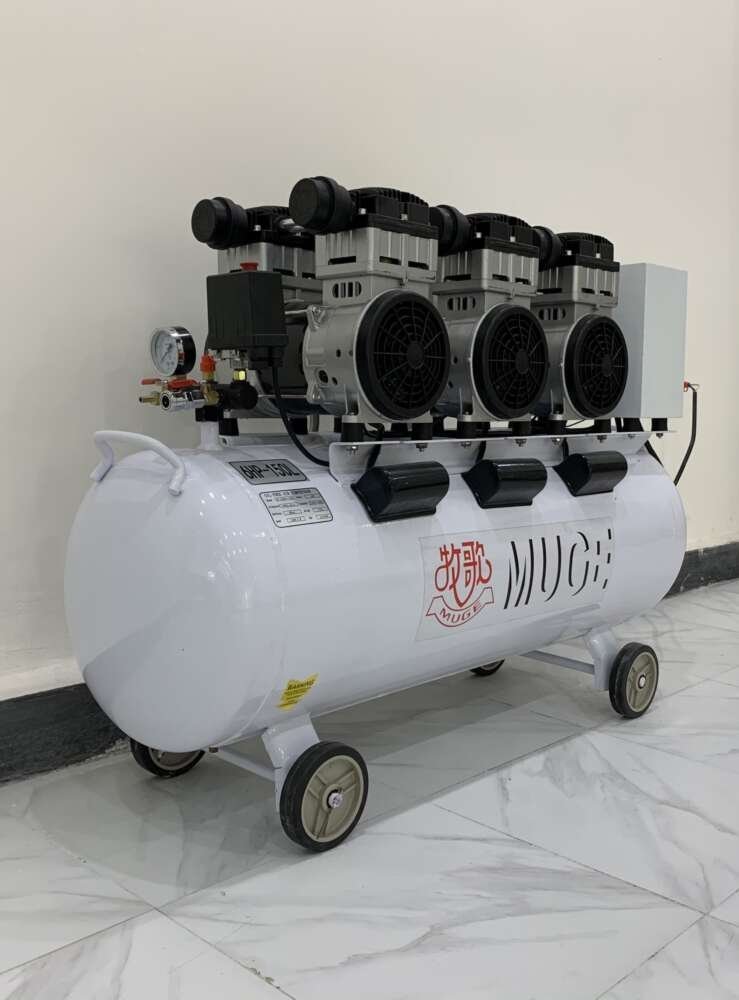 MUGEN Aluminum OF 150 lít | Máy nén khí không dầu giảm âm 3 MUGEN Aluminum OF 150 lít | Máy nén khí không dầu giảm âm - Ảnh 3